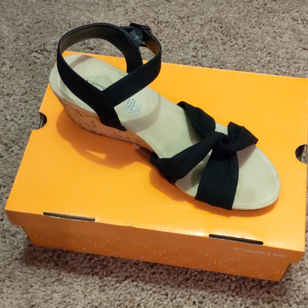 St. John's Bay wedge sandals